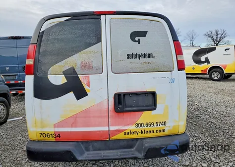 2007 Chevrolet Express G2500 z USA, uszkodzony, nr VIN 1GCGG25V771105262